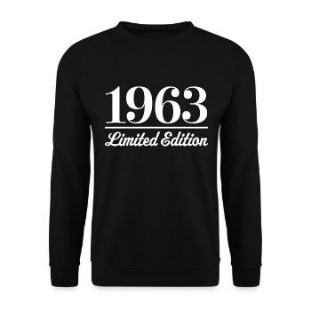 1963 Limited Edition - Unisex Sweatshirt - black - Front - Alina (178cm) & Michal (187cm)