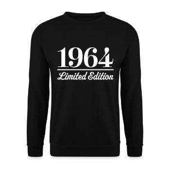 1964 Limited Edition - Unisex Sweatshirt - black - Front - Alina (178cm) & Michal (187cm)