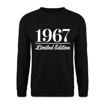 1967 Limited Edition - Unisex Sweatshirt - black - Front - Alina (178cm) & Michal (187cm)