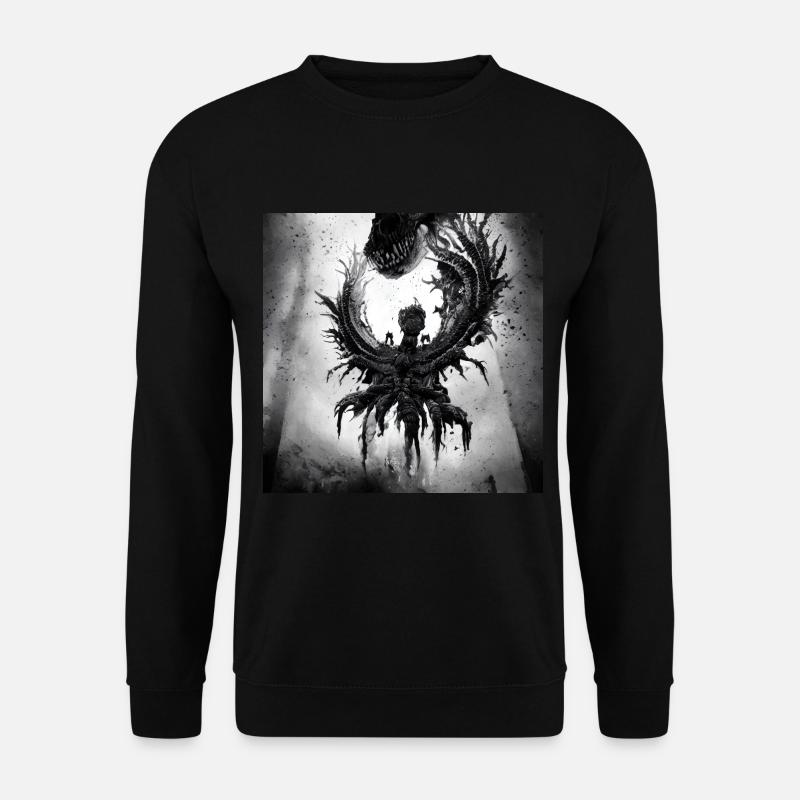 Schwarzer Engel - Unisex Pullover - Schwarz