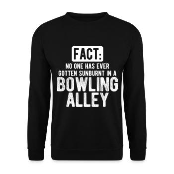 Bowling - Unisex Pullover - Schwarz - Vorne - Alina (178cm) & Michal (187cm)
