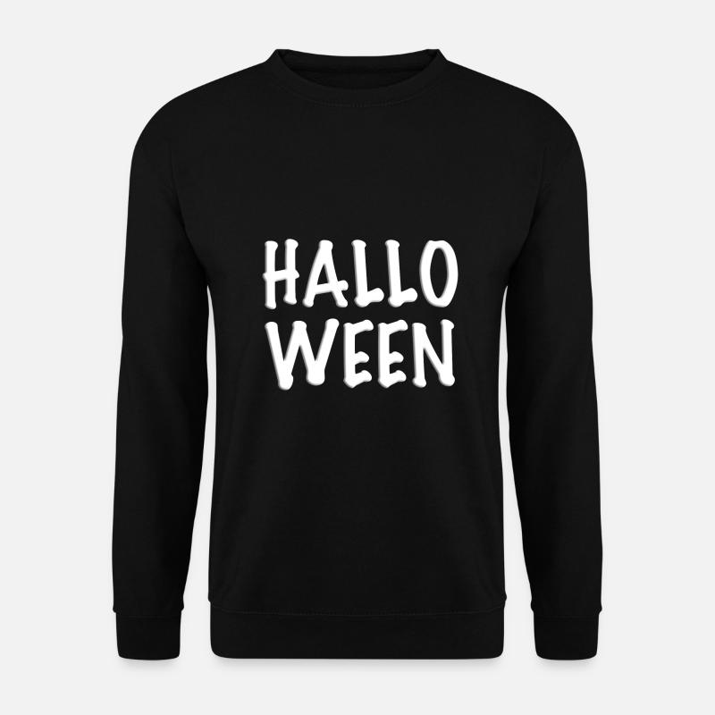 HALLOWEEN - SKELETT - KNOCHEN - Unisex Pullover - Schwarz
