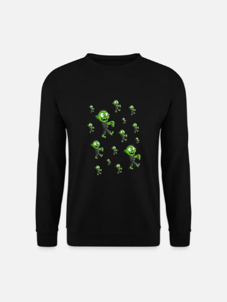 ZOMBIES - ZOMBIE - HALLOWEEN - Unisex Pullover - Schwarz