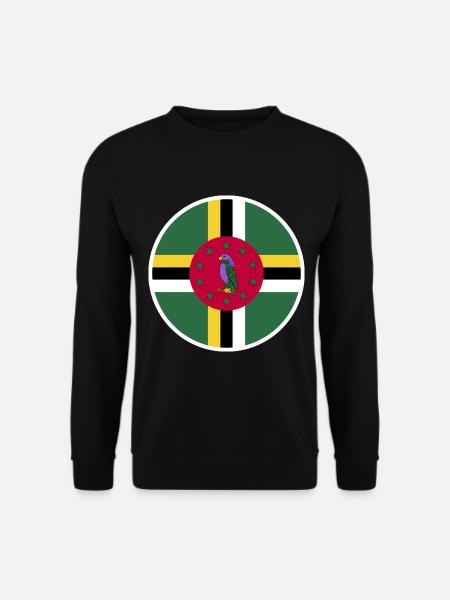 Drapeau dominicain de la Dominique - Sweat-shirt Unisexe - noir