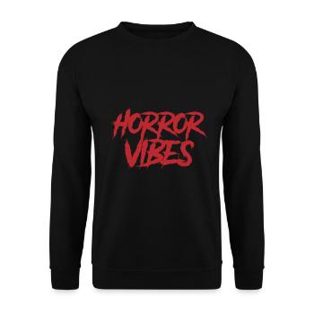 Horror Vibes cool shirts pour les amateurs de films d'horreur - Sweat-shirt Unisexe - noir - Devant - Alina (178cm) & Michal (187cm)