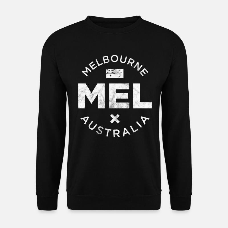 MEL, Melbourne Australia - Unisex Sweatshirt - black