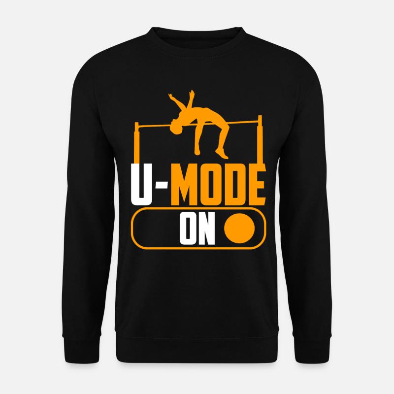 Stabhochsprung Stabhochspringer - Unisex Pullover - Schwarz