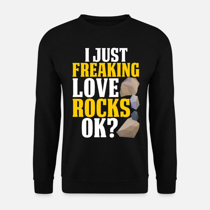 Rock Hunting Mineral Hunter - Unisex Sweatshirt - black