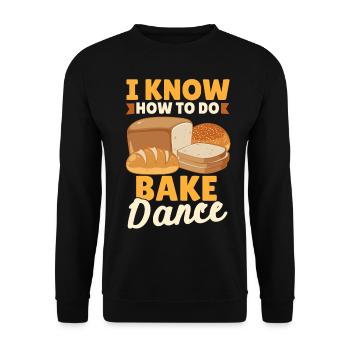 Bread Baking Bread Maker - Unisex Sweatshirt - black - Front - Alina (178cm) & Michal (187cm)