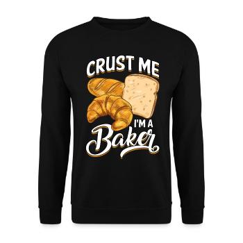 Bread Baking Bread Maker - Unisex Sweatshirt - black - Front - Alina (178cm) & Michal (187cm)