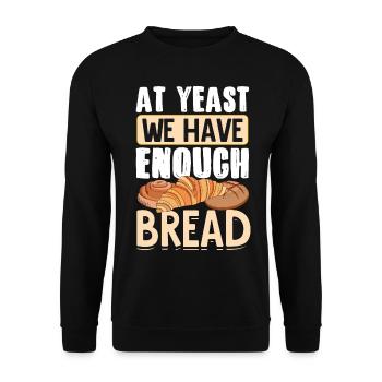 Bread Baking Bread Maker - Unisex Sweatshirt - black - Front - Alina (178cm) & Michal (187cm)