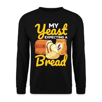 Bread Baking Bread Maker - Unisex Sweatshirt - black - Front - Alina (178cm) & Michal (187cm)