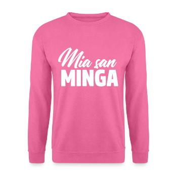 MIA SAN MINGA | MÜNCHEN | GESCHENK - Unisex Pullover - Pink - Vorne