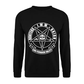 Vampire Jäger Tagschicht - Unisex Pullover - Schwarz - Vorne - Alina (178cm) & Michal (187cm)