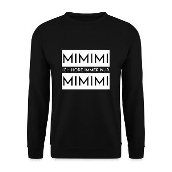 MIMIMI Muppet Show Beaker lustiger Spruch T-Shirt - Unisex Pullover - Schwarz - Vorne - Alina (178cm) & Michal (187cm)
