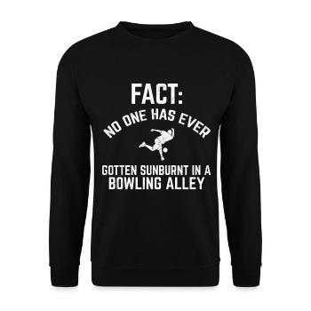 Bowling - Unisex Pullover - Schwarz - Vorne - Alina (178cm) & Michal (187cm)