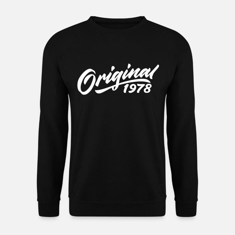 Original 1978 Geburtstagsgeschenk 1978 - Unisex Pullover - Schwarz
