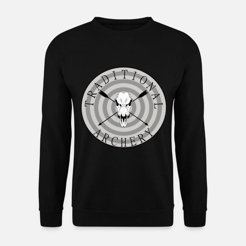 traditionelles Bogenschießen, Bogenschütze, Shirt - Unisex Pullover - Schwarz