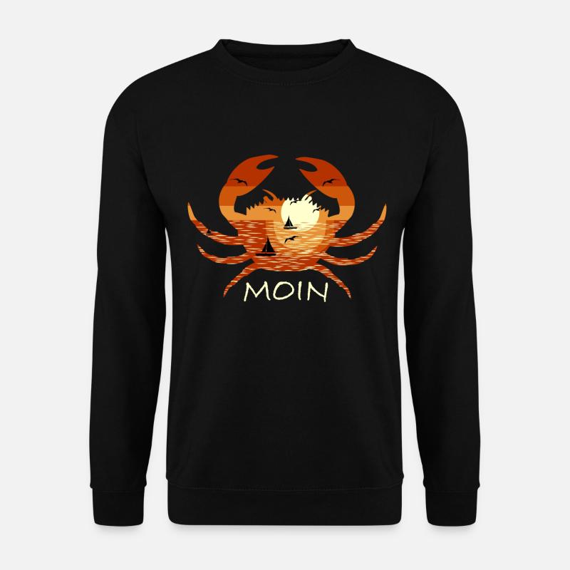 Moin North German Crab - Unisex Sweatshirt - black
