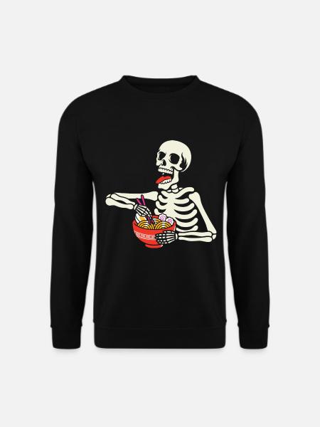 Halloween Skeleton Ramen - Unisex Sweatshirt - black