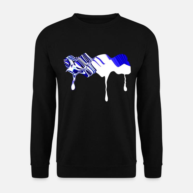 linie symbol - Unisex Pullover - Schwarz