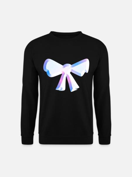 loop symbol fly glitter pink - Unisex Sweatshirt - black