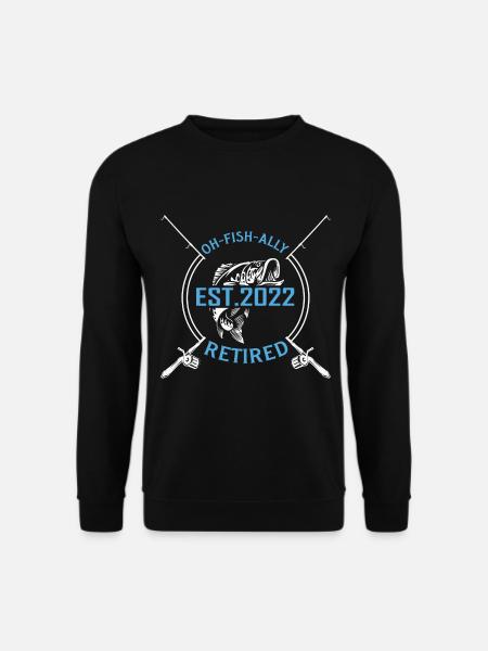 Fishing Angler Fishing Rod - Unisex Sweatshirt - black