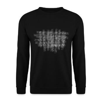 kreuze muster kreuz symbol - Unisex Pullover - Schwarz - Vorne - Alina (178cm) & Michal (187cm)