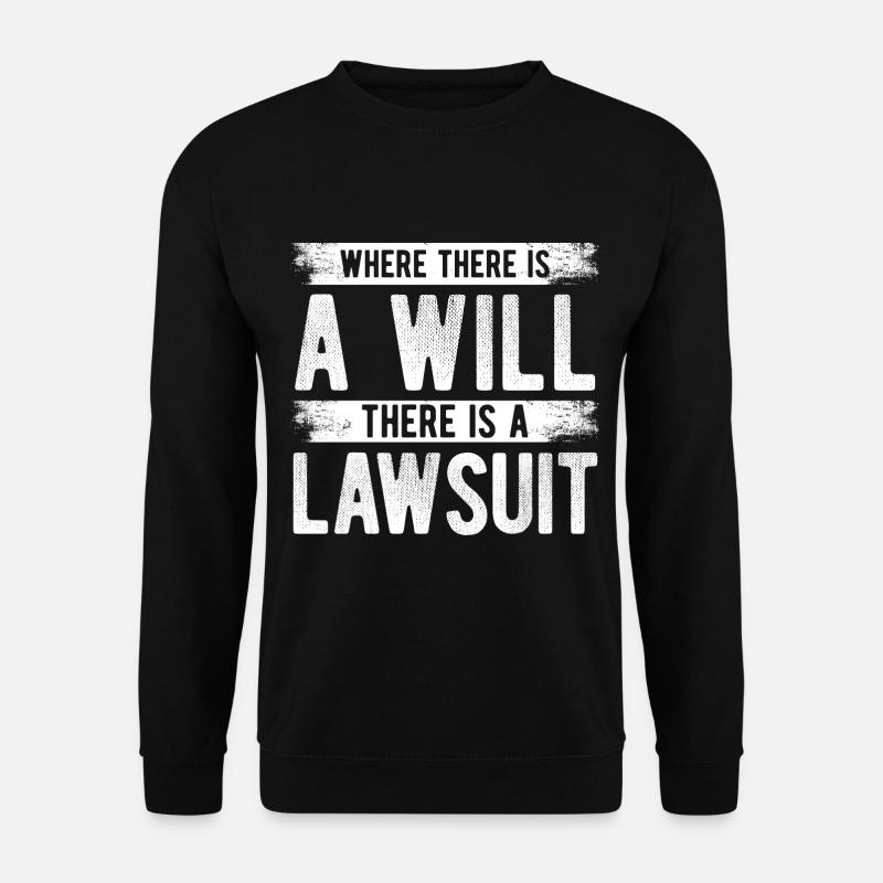Richter Jurist Anwalt - Unisex Pullover - Schwarz