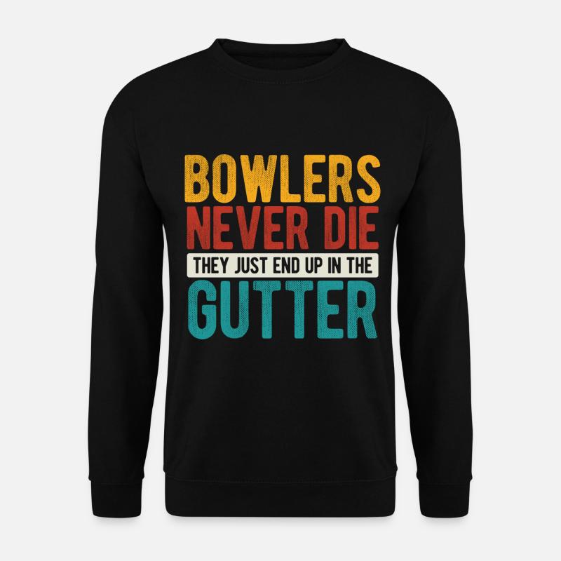 Bowling - Unisex Pullover - Schwarz