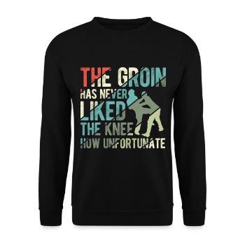 Israelischer Kampfsport Krav Maga - Unisex Pullover - Schwarz - Vorne - Alina (178cm) & Michal (187cm)