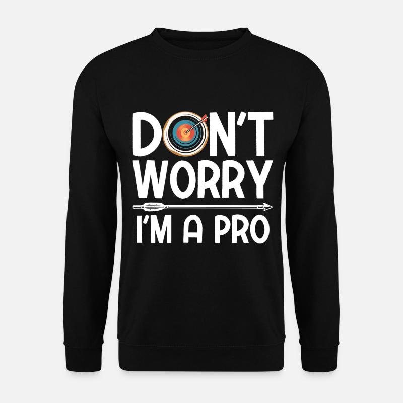 Bogenschießen Archery - Unisex Pullover - Schwarz