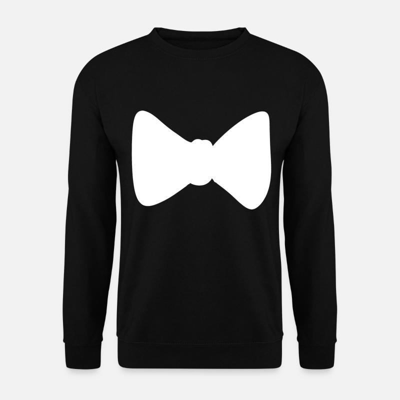 bow symbol clothing shape - Unisex Sweatshirt - black