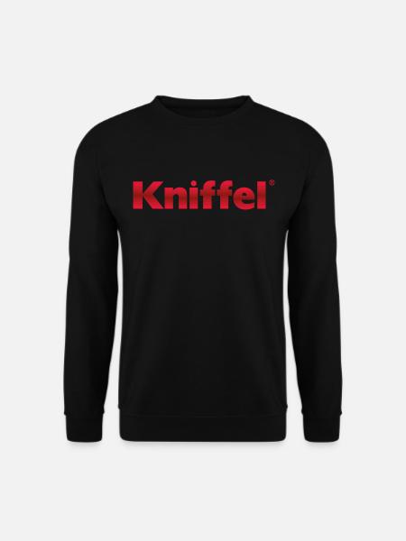 Kniffel Logo Rot - Unisex Pullover - Schwarz