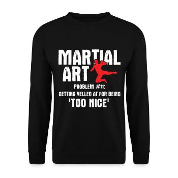 Mixed Martial Arts MMA - Unisex Pullover - Schwarz - Vorne - Alina (178cm) & Michal (187cm)