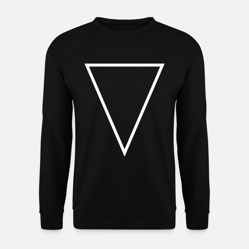 triangle - Unisex Sweatshirt - black