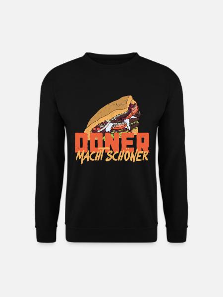 Döner macht schöner - Unisex Pullover - Schwarz