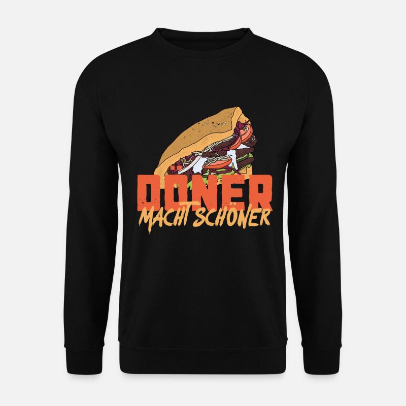 Döner macht schöner - Unisex Pullover - Schwarz