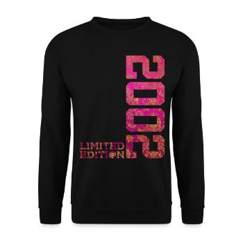 24E ANNIVERSAIRE ÉDITION LIMITÉE ROSE 2002 - Sweat-shirt Unisexe - noir - Devant - Alina (178cm) & Michal (187cm)