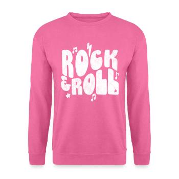 Rock 'n' Roll - Unisex Pullover - Pink - Vorne