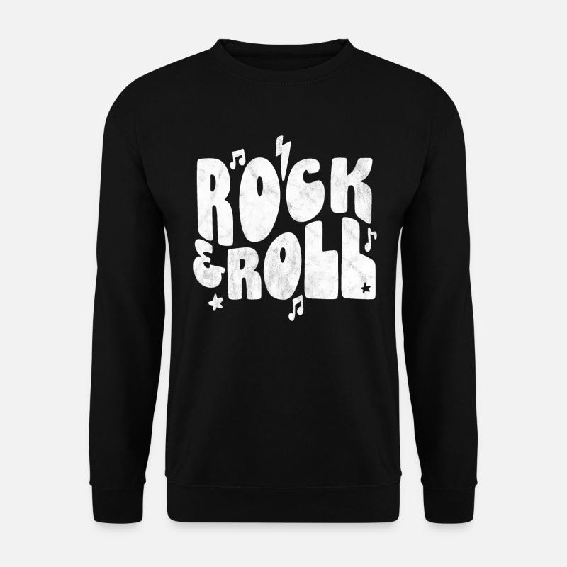 Rock and Roll - Unisex Sweatshirt - black
