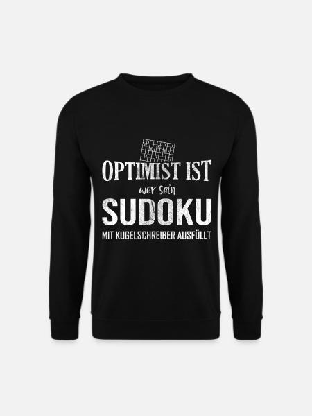 Sudoku Sudoku Geschenk Für Rätsel Fans - Unisex Pullover - Schwarz