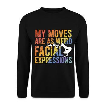 Breakdancing Tanzen für Tänzer - Unisex Pullover - Schwarz - Vorne - Alina (178cm) & Michal (187cm)