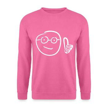 daumen hoch - Unisex Pullover - Pink - Vorne