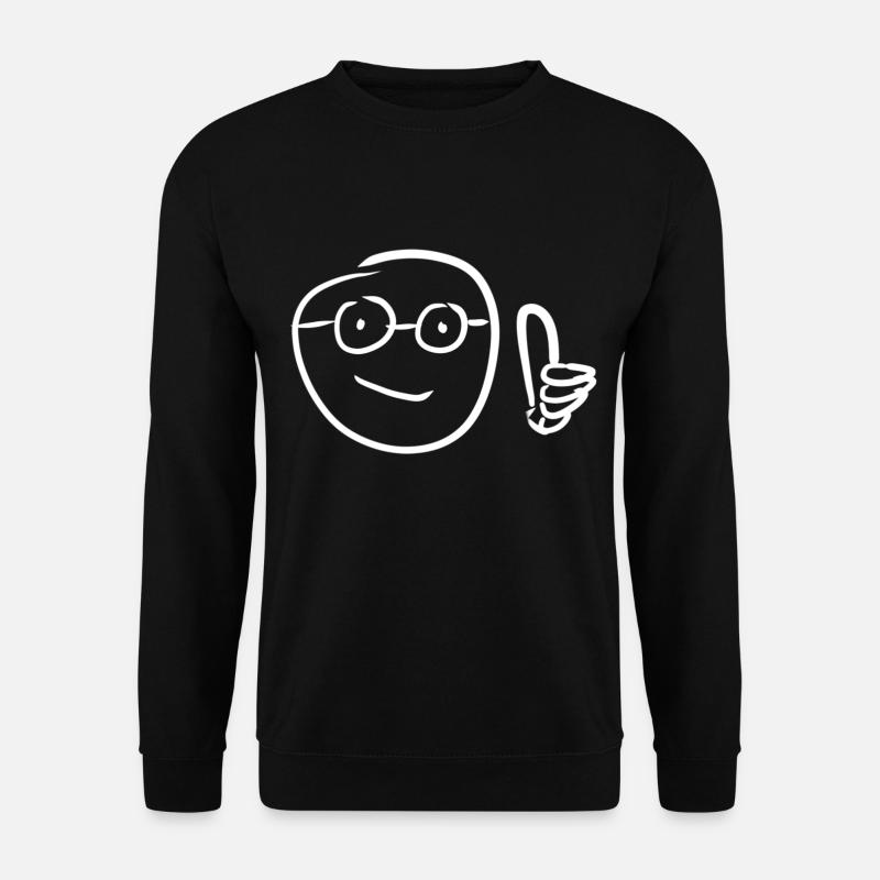daumen hoch - Unisex Pullover - Schwarz