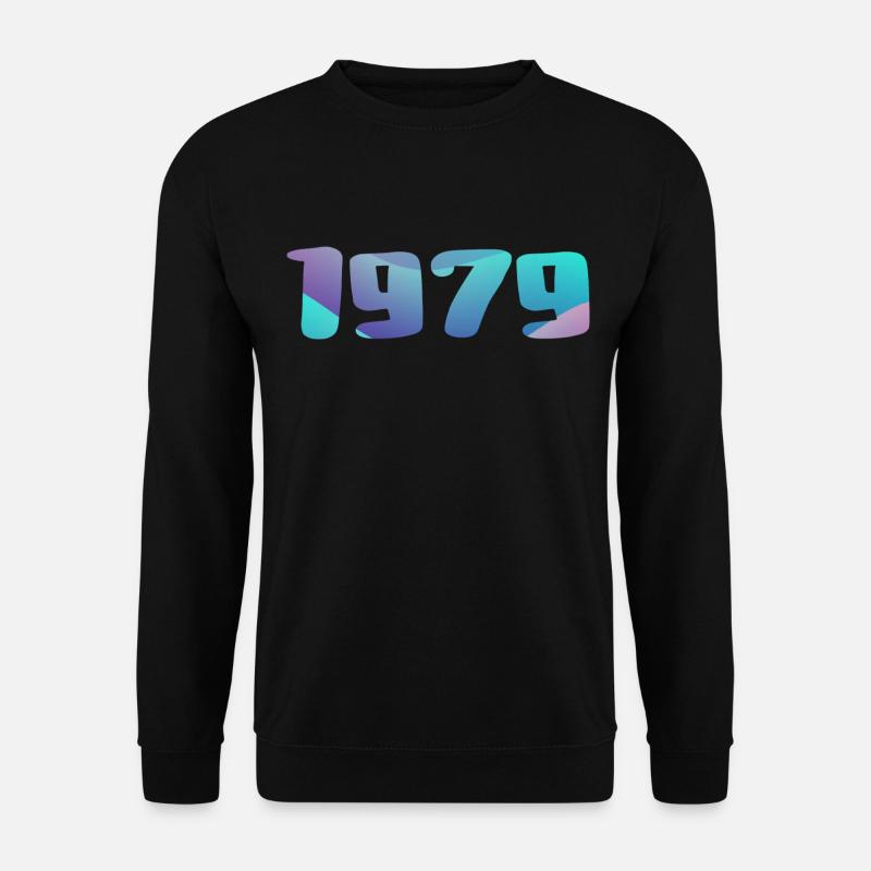1979 Geburtstagsgeschenk Vintage 1979 Retro 1979 - Unisex Pullover - Schwarz