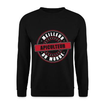 Meilleur Apiculteur profession métier humour - Sweat-shirt Unisexe - noir - Devant - Alina (178cm) & Michal (187cm)