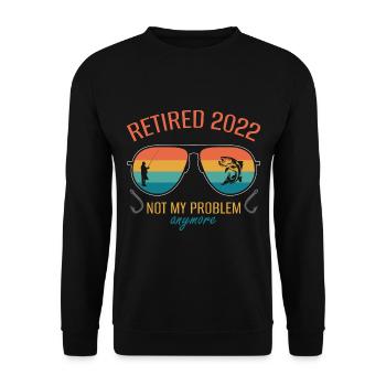 Fishing Angler Fishing Rod - Unisex Sweatshirt - black - Front - Alina (178cm) & Michal (187cm)