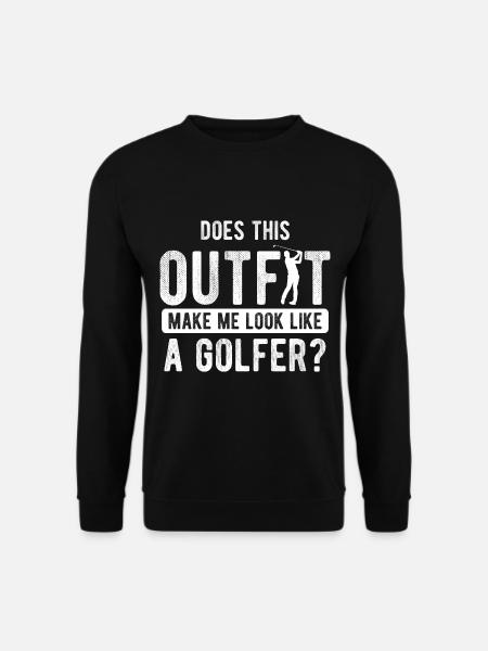 Golfplatz zum Golfen Golf - Unisex Pullover - Schwarz