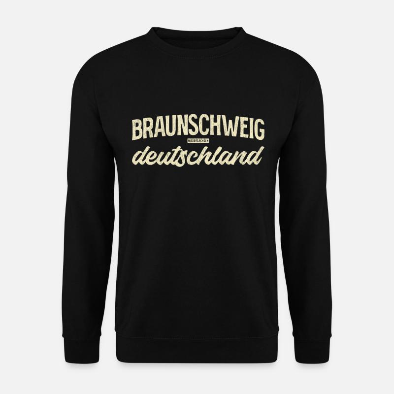 Braunschweig Deutschland - Unisex Pullover - Schwarz